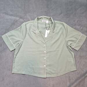 Jason Wu Sage Green Comfy Cozy Pajama Top Women's size L